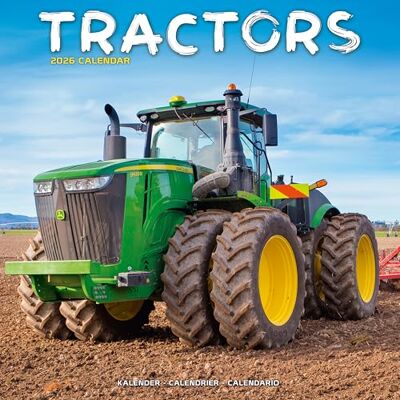 Avonside Publishing Ltd Tractors 2026 Calendar Square Wall Calendar Transport, Farm Gift Plastic Free Packaging by Publishing Avonside Publishing Ltd Tractors 2026 Calendar Square Wall Calendar Transport, Farm Gift Plastic Free Packaging by Publishing