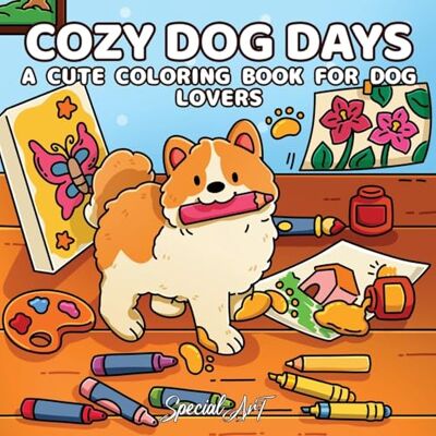 ART Cozy Dog Days: A Cute Coloring Book for Dog Lovers: 5 ART Cozy Dog Days: A Cute Coloring Book for Dog Lovers: 5