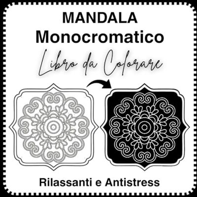 ART Libro da colorare Monocromatico: Mandala facili in bianco e nero per principianti, adulti e anziani. Disegni rilassanti per la mindfulness e il sollievo dallo stress. ART Libro da colorare Monocromatico: Mandala facili in bianco e nero per principianti, adulti e anziani. Disegni rilassanti per la mindfulness e il sollievo dallo stress.