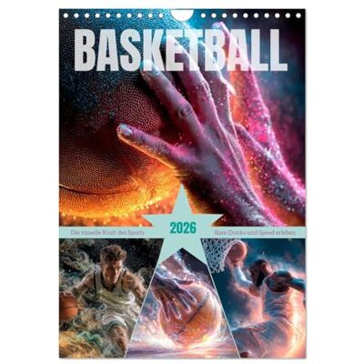 Viola, Melanie Basketball Die visuelle Kraft des Sports (Wandkalender 2026 DIN A4 hoch), Monatskalender: Slam Dunks und Speed erleben Viola, Melanie Basketball Die visuelle Kraft des Sports (Wandkalender 2026 DIN A4 hoch), Monatskalender: Slam Dunks und Speed erleben