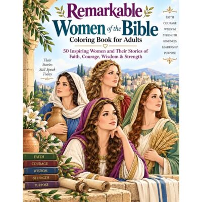 Jackson Remarkable Women of the Bible Coloring Book for Adults: 50 Inspiring Women and Their Stories of Faith, Courage, Wisdom & Strength Jackson Remarkable Women of the Bible Coloring Book for Adults: 50 Inspiring Women and Their Stories of Faith, Courage, Wisdom & Strength