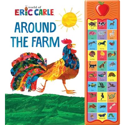 Phoenix World of Eric Carle Around the Farm – 30-Button Interactive Play a Sound Book – for Toddlers & Early Learning Phoenix World of Eric Carle Around the Farm – 30-Button Interactive Play a Sound Book – for Toddlers & Early Learning