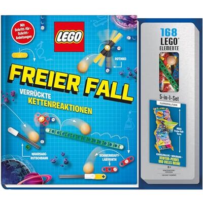 Panini LEGO® Freier Fall: Verrückte Kettenreaktionen: Buch mit Bauanleitungen (64 Seiten) + 168 LEGO® Elemente + 6 Holzkugel + 6 kartonierte Bögen mit ... + 3 Papierbögen mit vorgestanzen Teilen Panini LEGO® Freier Fall: Verrückte Kettenreaktionen: Buch mit Bauanleitungen (64 Seiten) + 168 LEGO® Elemente + 6 Holzkugel + 6 kartonierte Bögen mit ... + 3 Papierbögen mit vorgestanzen Teilen