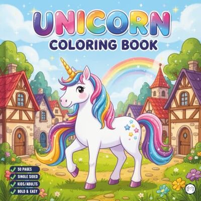 ART Cute Unicorn Coloring Book for Adults Kids Boys Girls Teens: Cool Fantasy Unicorn Activity Coloring Book for Children Birthday Gift Bold and Easy ... Simple Cozy Rainbow Unicorn Coloring Book ART Cute Unicorn Coloring Book for Adults Kids Boys Girls Teens: Cool Fantasy Unicorn Activity Coloring Book for Children Birthday Gift Bold and Easy ... Simple Cozy Rainbow Unicorn Coloring Book