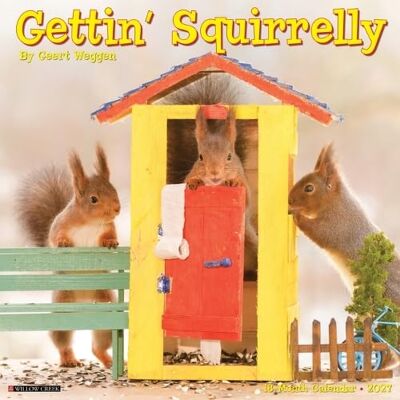 Willow Creek Press Gettin' Squirrelly 2027 Wall Willow Creek Press Gettin' Squirrelly 2027 Wall