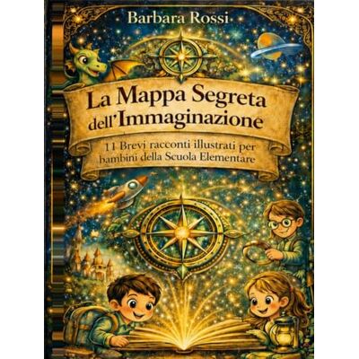 Rossi, Barbara LA MAPPA SEGRETA DELL'IMMAGINAZIONE: 11 Brevi racconti illustrati per bambini della Scuola Elementare Rossi, Barbara LA MAPPA SEGRETA DELL'IMMAGINAZIONE: 11 Brevi racconti illustrati per bambini della Scuola Elementare