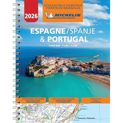 Michelin SPANJE PORTUGAL ESPAGNE 2026 00460 ATLAS: wegenatlas 1:400 000 Michelin SPANJE PORTUGAL ESPAGNE 2026 00460 ATLAS: wegenatlas 1:400 000