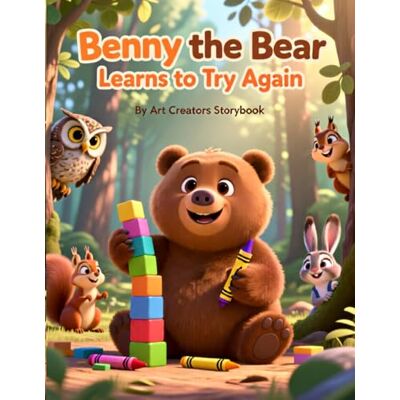 ART Benny the Bear Learns to Try Again: A Gentle Picture Book About Mistakes, Perseverance, and Growth Mindset for Kids Ages 4–8 ART Benny the Bear Learns to Try Again: A Gentle Picture Book About Mistakes, Perseverance, and Growth Mindset for Kids Ages 4–8