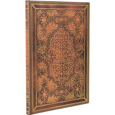 Paperblanks Diari a copertina rigida, Il Cavallo di Ferro, Grande, Bianco, Chiusura con Fascia Elastica Paperblanks Diari a copertina rigida, Il Cavallo di Ferro, Grande, Bianco, Chiusura con Fascia Elastica