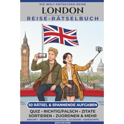 Garmin London Reise-Rätselbuch: 50 Denksport-Aufgaben, Trivia & Kultur-Quiz für Erwachsene Lokale Geschichte, Sehenswürdigkeiten, Geheimtipps & Kulinarik Der perfekte Begleiter für deinen Städtetrip Garmin London Reise-Rätselbuch: 50 Denksport-Aufgaben, Trivia & Kultur-Quiz für Erwachsene Lokale Geschichte, Sehenswürdigkeiten, Geheimtipps & Kulinarik Der perfekte Begleiter für deinen Städtetrip