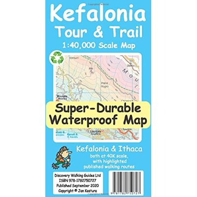 Jan Kostura Kefalonia Tour & Trail Map Jan Kostura Kefalonia Tour & Trail Map