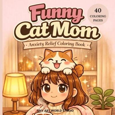 ART Funny Cat Mom Coloring Book: Cute and Relaxing Cat Life Scenes for Women – Simple Designs, Stress Relief & Fun Coloring Pages for Cat Lovers ART Funny Cat Mom Coloring Book: Cute and Relaxing Cat Life Scenes for Women – Simple Designs, Stress Relief & Fun Coloring Pages for Cat Lovers