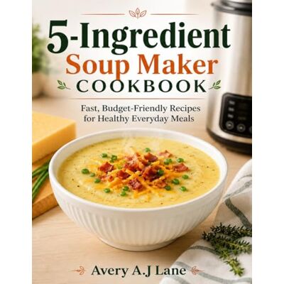 Avery 5-Ingredient Soup Maker Cookbook: Fast, Budget-Friendly Recipes for Healthy Everyday Meals. Avery 5-Ingredient Soup Maker Cookbook: Fast, Budget-Friendly Recipes for Healthy Everyday Meals.