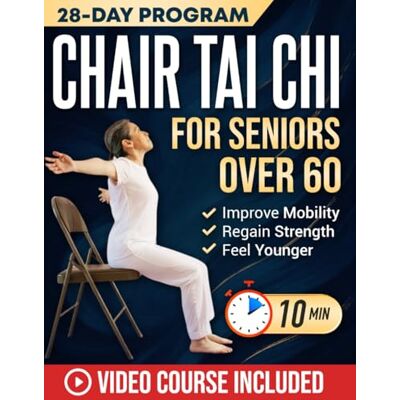 Brandt Chair Tai Chi for Seniors Over 60: Safe & Easy 10-Minute Daily Seated Flows to Improve Mobility, Regain Strength, Feel Younger, and Sharpen Your Mind With Illustrations & Video Tutorials Brandt Chair Tai Chi for Seniors Over 60: Safe & Easy 10-Minute Daily Seated Flows to Improve Mobility, Regain Strength, Feel Younger, and Sharpen Your Mind With Illustrations & Video Tutorials