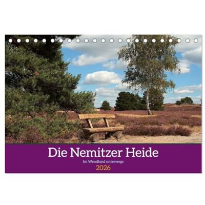 Bagunk, Anja Die Nemitzer Heide Im Wendland unterwegs (Tischkalender 2026 DIN A5 quer), Monatskalender: Beeindruckende Aufnahmen dieser tollen Landschaft Bagunk, Anja Die Nemitzer Heide Im Wendland unterwegs (Tischkalender 2026 DIN A5 quer), Monatskalender: Beeindruckende Aufnahmen dieser tollen Landschaft