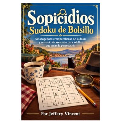Vincent Sopicidios: Sudoku de Bolsillo: 50 acogedores rompecabezas de sudoku y misterio de asesinato para adultos que aman la persecucion Vincent Sopicidios: Sudoku de Bolsillo: 50 acogedores rompecabezas de sudoku y misterio de asesinato para adultos que aman la persecucion