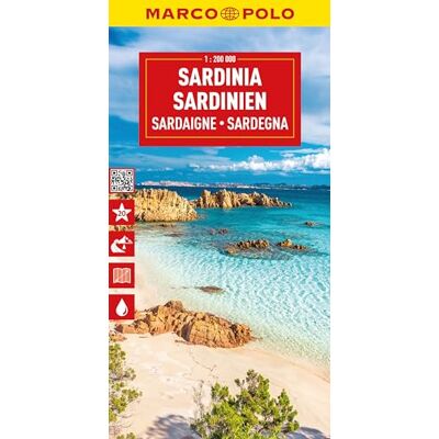 Marco Polo Sardinia / Sardinien / Sardaigne / Sardegna: Straßenkarte und Autokarte mit sehenswerten Strecken, Highlights und digitaler Erweiterung: 15 Marco Polo Sardinia / Sardinien / Sardaigne / Sardegna: Straßenkarte und Autokarte mit sehenswerten Strecken, Highlights und digitaler Erweiterung: 15