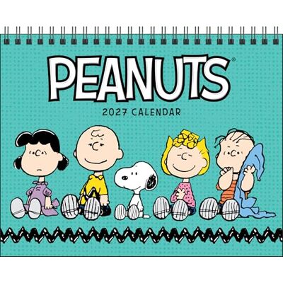 Peanuts Worldwide LLC PEANUTS® 2027 Monthly Desk Calendar Peanuts Worldwide LLC PEANUTS® 2027 Monthly Desk Calendar