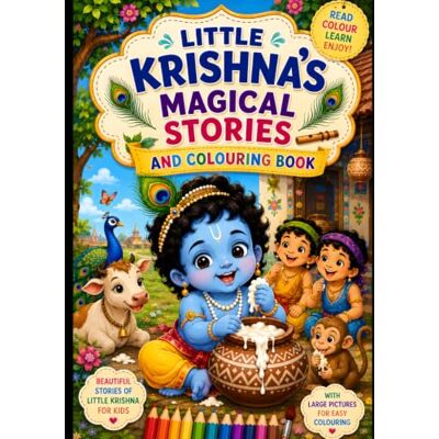ART LITTLE KRISHNA'S MAGICAL STORIES: READ THE STORY AND COLOR THE PICTURES! ART LITTLE KRISHNA'S MAGICAL STORIES: READ THE STORY AND COLOR THE PICTURES!