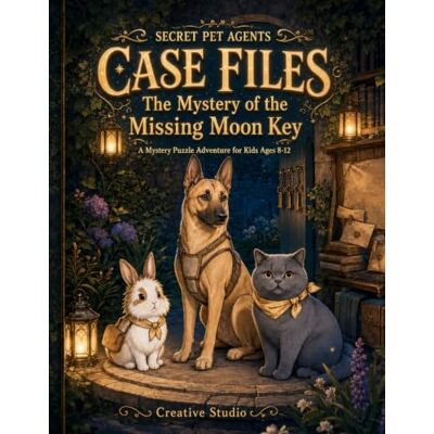 Creative Secret Pet Agents Case Files: The Mystery of the Missing Moon Key: A Mystery Puzzle Adventure Book for Kids Ages 8-12 with Codes, Mazes, Hidden Objects, Logic Games, and Maps Creative Secret Pet Agents Case Files: The Mystery of the Missing Moon Key: A Mystery Puzzle Adventure Book for Kids Ages 8-12 with Codes, Mazes, Hidden Objects, Logic Games, and Maps