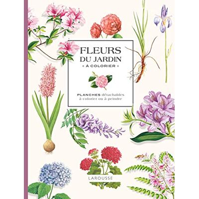 Larousse Mes fleurs du jardin: A colorier Larousse Mes fleurs du jardin: A colorier