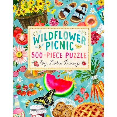 Daisy Tech Wildflower Picnic 500-Piece Puzzle Daisy Tech Wildflower Picnic 500-Piece Puzzle
