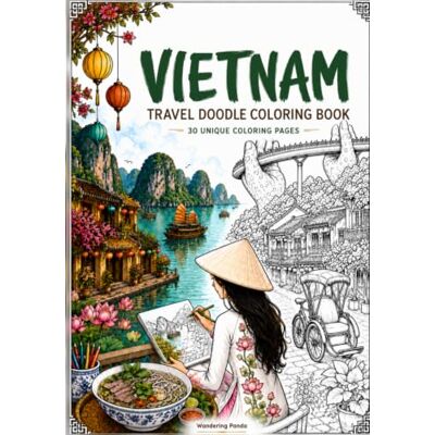 Panda VIETNAM: Travel Doodle Coloring Book Panda VIETNAM: Travel Doodle Coloring Book
