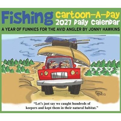 Willow Creek Press Fishing Cartoon-A-Day 2027 Box Willow Creek Press Fishing Cartoon-A-Day 2027 Box