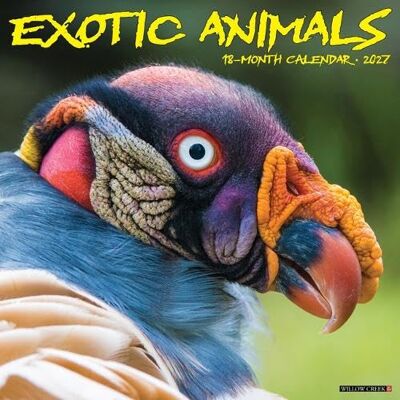 Willow Creek Press Exotic Animals 2027 Wall Willow Creek Press Exotic Animals 2027 Wall
