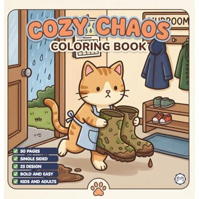 Funny Cozy Chaos Coloring Book for Adults Kids Boys Girls Teens: Cool Cute Animals in Chaos Coloring Sheets for School Children Stress Relief ... Cartoon Style Clumsy Animals Coloring Book Funny Cozy Chaos Coloring Book for Adults Kids Boys Girls Teens: Cool Cute Animals in Chaos Coloring Sheets for School Children Stress Relief ... Cartoon Style Clumsy Animals Coloring Book