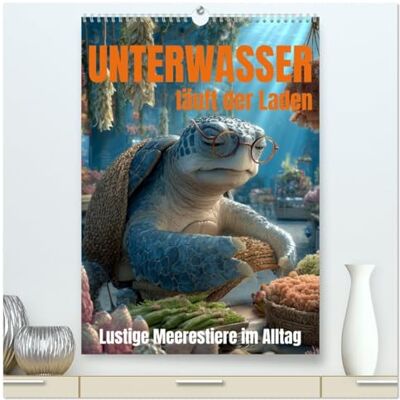 Fotografie, Mb UNTERWASSER läuft der Laden lustige Meerestiere im Alltag (hochwertiger Premium Wandkalender 2026 DIN A2 hoch), Kunstdruck in Hochglanz: ... witzig, liebevoll und voller Meeresleben. Fotografie, Mb UNTERWASSER läuft der Laden lustige Meerestiere im Alltag (hochwertiger Premium Wandkalender 2026 DIN A2 hoch), Kunstdruck in Hochglanz: ... witzig, liebevoll und voller Meeresleben.