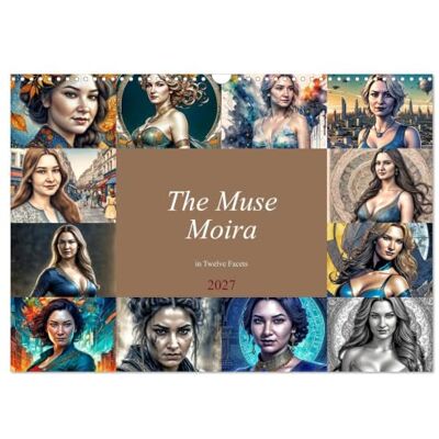 Braun The Muse Moira in Twelve Facets (Wall Calendar 2027 DIN A3 landscape), 12 Month Wall Calendar: A Year Full of Charm and Beauty Braun The Muse Moira in Twelve Facets (Wall Calendar 2027 DIN A3 landscape), 12 Month Wall Calendar: A Year Full of Charm and Beauty