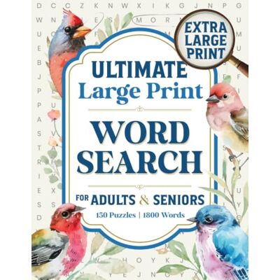 Garmin Ultimate Large Print Word Search for Adults and Seniors: 150 Easy Themed Puzzles for Relaxation, Memory, and Brain Exercise Garmin Ultimate Large Print Word Search for Adults and Seniors: 150 Easy Themed Puzzles for Relaxation, Memory, and Brain Exercise