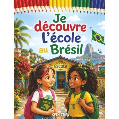 Open Story Je découvre l'école au Brésil: Un voyage éducatif et ludique pour explorer la culture, la vie scolaire, les traditions et les spécialités brésiliennes avec quiz et coloriages Open Story Je découvre l'école au Brésil: Un voyage éducatif et ludique pour explorer la culture, la vie scolaire, les traditions et les spécialités brésiliennes avec quiz et coloriages