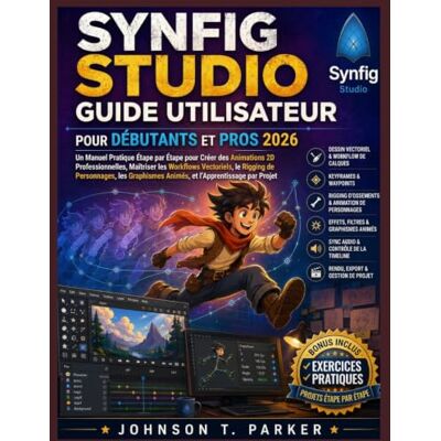 Parker SYNFIG STUDIO GUIDE UTILISATEUR POUR DÉBUTANTS ET PROS 2026: Un guide pratique étape par étape pour créer des animations 2D professionnelles, ... le motion design et l'apprentissage par proj Parker SYNFIG STUDIO GUIDE UTILISATEUR POUR DÉBUTANTS ET PROS 2026: Un guide pratique étape par étape pour créer des animations 2D professionnelles, ... le motion design et l'apprentissage par proj