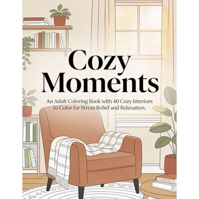 ART Cozy Moments: An Adult Coloring Book with 40 Cozy Interiors to Color for Stress Relief and Relaxation ART Cozy Moments: An Adult Coloring Book with 40 Cozy Interiors to Color for Stress Relief and Relaxation