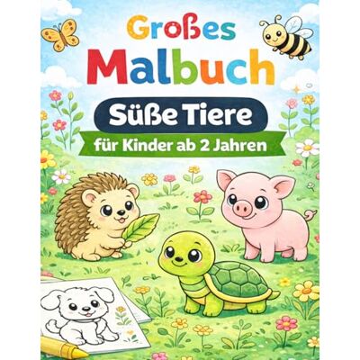 Panda Großes Malbuch für Kinder ab 2 Jahren – Süße Tiere Einfache Bilder & erste Mini-Szenen für Kleinkinder: Mit extra dicken Linien, kindgerechten ... von einfach bis leicht herausfordernd Panda Großes Malbuch für Kinder ab 2 Jahren – Süße Tiere Einfache Bilder & erste Mini-Szenen für Kleinkinder: Mit extra dicken Linien, kindgerechten ... von einfach bis leicht herausfordernd