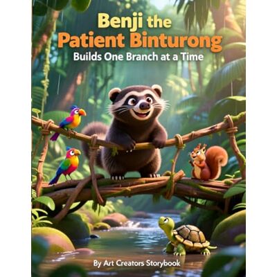 ART Benji the Patient Binturong Builds One Branch at a Time: A Gentle Children’s Story About Patience, Perseverance, and Step-by-Step Progress (Social Emotional Learning for Kids Ages 3–8) ART Benji the Patient Binturong Builds One Branch at a Time: A Gentle Children’s Story About Patience, Perseverance, and Step-by-Step Progress (Social Emotional Learning for Kids Ages 3–8)