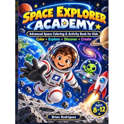 Rodriguez Space Explorer Academy: Advanced Space Coloring Book for Kids: Fun Cosmic Adventures to Color, Explore, and Discover Rodriguez Space Explorer Academy: Advanced Space Coloring Book for Kids: Fun Cosmic Adventures to Color, Explore, and Discover