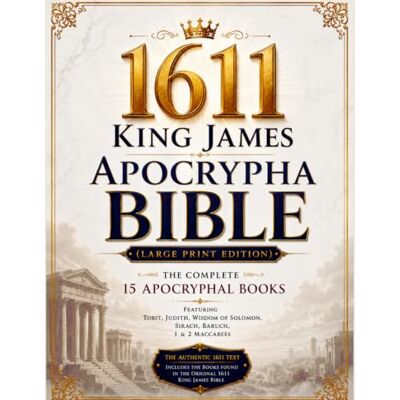 Anonymous 1611 King James Apocrypha Bible Illustrated (Large Print): The Complete 15 Books Featuring Tobit, Judith, Wisdom of Solomon, Sirach, Baruch, 1 & 2 Maccabees Anonymous 1611 King James Apocrypha Bible Illustrated (Large Print): The Complete 15 Books Featuring Tobit, Judith, Wisdom of Solomon, Sirach, Baruch, 1 & 2 Maccabees