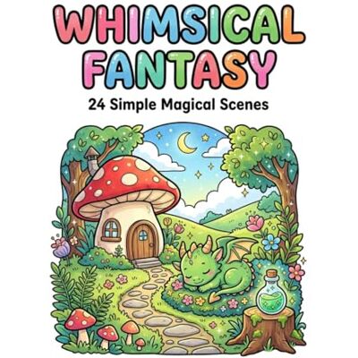 ART WHIMSICAL FANTASY: 24 Simple Magical Scenes ART WHIMSICAL FANTASY: 24 Simple Magical Scenes