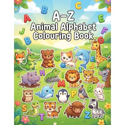 Andersson Animal Alphabet: Children's colouring book Andersson Animal Alphabet: Children's colouring book