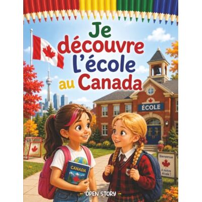 Open Story Je découvre l'école au Canada: Un voyage éducatif et ludique pour explorer la culture, la vie scolaire, la neige et les traditions canadiennes avec quiz et coloriages Open Story Je découvre l'école au Canada: Un voyage éducatif et ludique pour explorer la culture, la vie scolaire, la neige et les traditions canadiennes avec quiz et coloriages