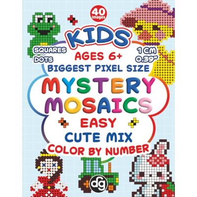 ART Kids Cute Mix Easy Mystery Mosaics Color by Number Quest: A Fun and Engaging Coloring Book with Hidden Pixels & Dots Pictures for Girls & Boys Ages 6+ ART Kids Cute Mix Easy Mystery Mosaics Color by Number Quest: A Fun and Engaging Coloring Book with Hidden Pixels & Dots Pictures for Girls & Boys Ages 6+