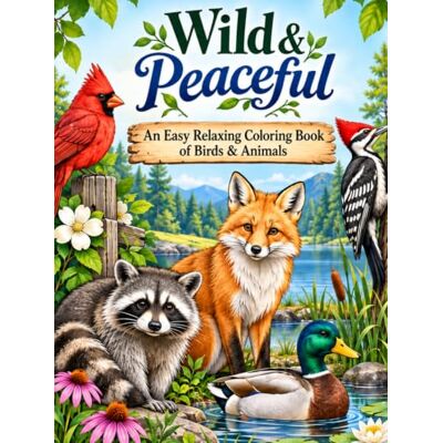 Daisy Tech Wild & Peaceful: An Adult Easy Relaxing Coloring Book of Birds & Animals Daisy Tech Wild & Peaceful: An Adult Easy Relaxing Coloring Book of Birds & Animals