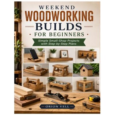 Orion WEEKEND WOODWORKING BUILDS FOR BEGINNERS: Simple Small-Shop Projects with Step-by-Step Plans Orion WEEKEND WOODWORKING BUILDS FOR BEGINNERS: Simple Small-Shop Projects with Step-by-Step Plans