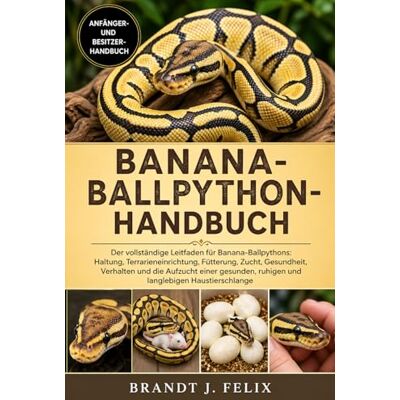 Brandt BANANA-BALLPYTHON-HANDBUCH: Der vollständige Leitfaden für Banana-Ballpythons: Haltung, Terrarieneinrichtung, Fütterung, Zucht, Gesundheit, Verhalten ... ruhigen und langlebigen Haustierschlange Brandt BANANA-BALLPYTHON-HANDBUCH: Der vollständige Leitfaden für Banana-Ballpythons: Haltung, Terrarieneinrichtung, Fütterung, Zucht, Gesundheit, Verhalten ... ruhigen und langlebigen Haustierschlange