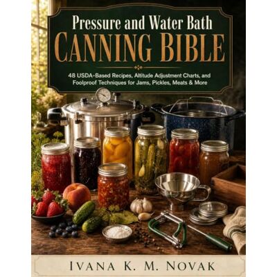 K&M Pressure and Water Bath Canning Bible: 48 USDA-Based Recipes, Altitude Adjustment Charts, and Foolproof Techniques for Jams, Pickles, Meats & More K&M Pressure and Water Bath Canning Bible: 48 USDA-Based Recipes, Altitude Adjustment Charts, and Foolproof Techniques for Jams, Pickles, Meats & More