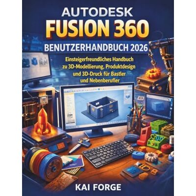 Rio AUTODESK FUSION 360 BENUTZERHANDBUCH 2026: Einsteigerfreundliches Handbuch zu 3D-Modellierung, Produktdesign und 3D-Druck für Bastler und Nebenberufler Rio AUTODESK FUSION 360 BENUTZERHANDBUCH 2026: Einsteigerfreundliches Handbuch zu 3D-Modellierung, Produktdesign und 3D-Druck für Bastler und Nebenberufler