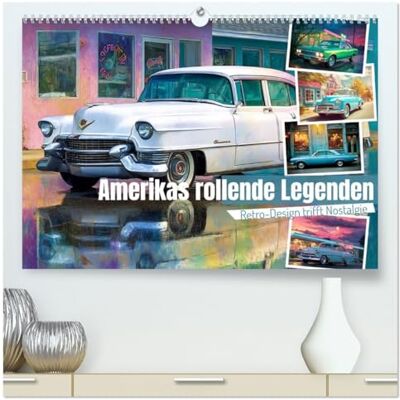 Seltmann, Anne Amerikas rollende Legenden Retro-Design trifft Nostalgie (hochwertiger Premium Wandkalender 2026 DIN A2 quer), Kunstdruck in Hochglanz: ... Autos aus den 1940er bis 1970er Jahren Seltmann, Anne Amerikas rollende Legenden Retro-Design trifft Nostalgie (hochwertiger Premium Wandkalender 2026 DIN A2 quer), Kunstdruck in Hochglanz: ... Autos aus den 1940er bis 1970er Jahren